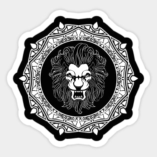 leo zodiac design Sticker